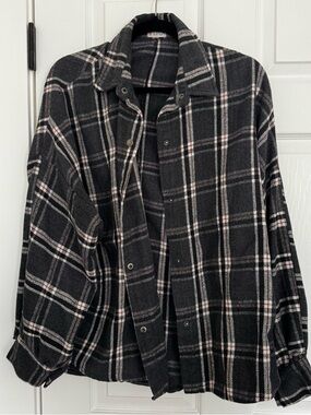 YesStyle Plaid Button-Up Flannel